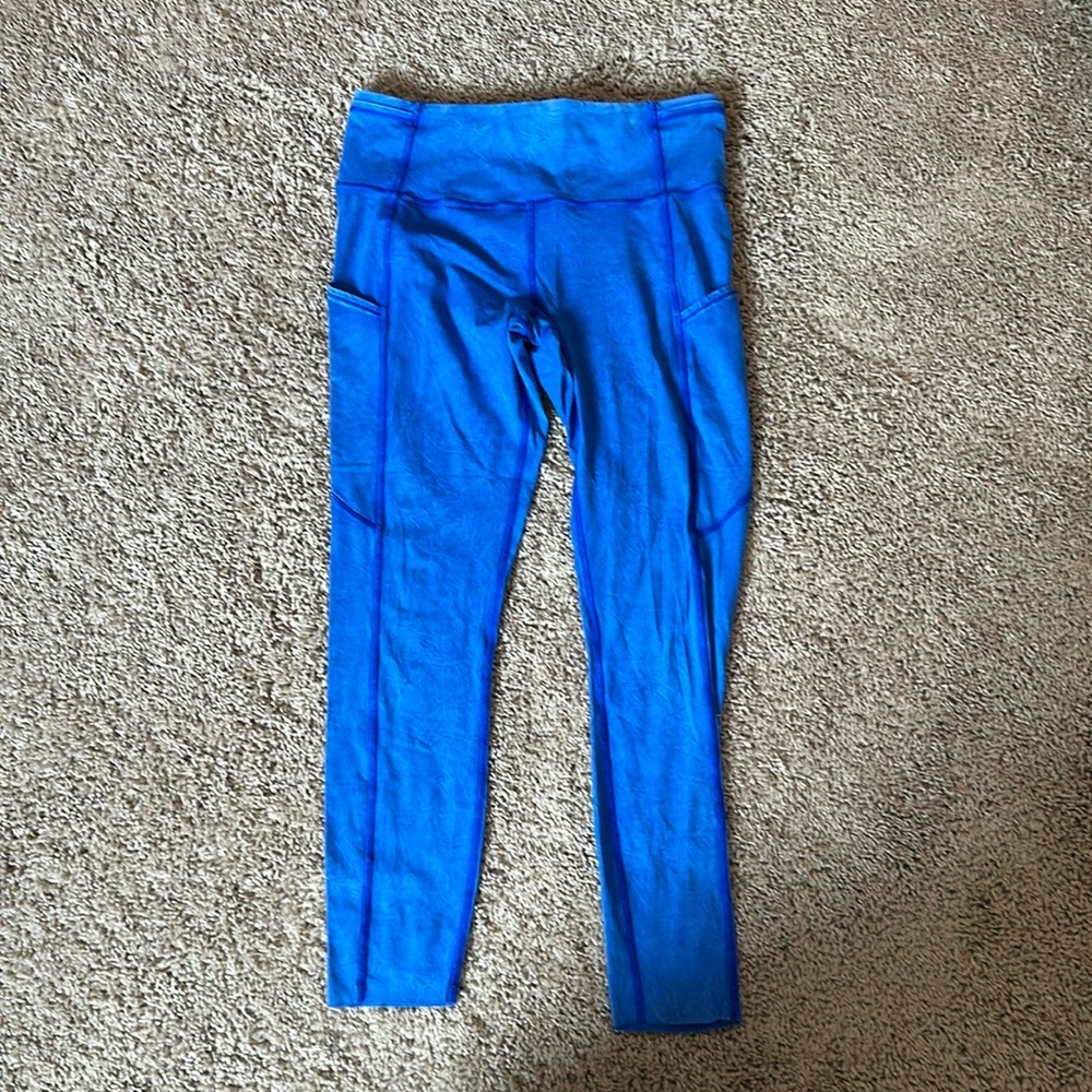 lululemon athletica Ice Fast & Free Blue Leggings
